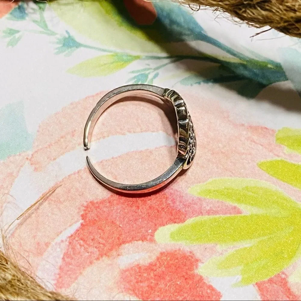 Sterling Silver Angel Wings Toe Ring